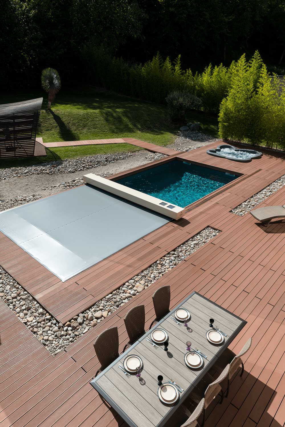 Copertura piscina calpestabile Coverseal