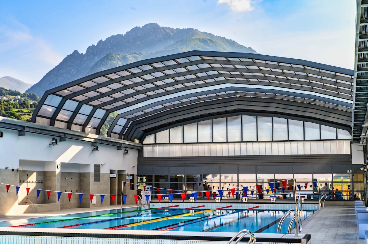 Copertura alta XXL piscina